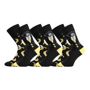 LONKA ponožky Doble Sólo 04/opice 3 pár 43-46 117625