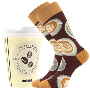 LONKA ponožky Coffee 2 1 ks 38-41 118213