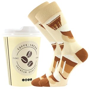 LONKA ponožky Coffee 3 1 ks 38-41 118214