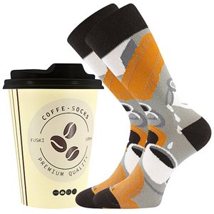LONKA ponožky Coffee 4 1 ks 42-45 118221