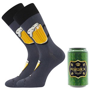 VOXX ponožky PiVoXX + plechovka vzor B + zelená plechovka 1 pár 39-42 118340