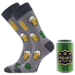 VOXX ponožky PiVoXX + plechovka vzor D + zelená plechovka 1 pár 39-42 118342