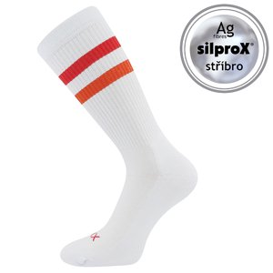 VOXX ponožky Retran bílá/červená 1 pár 39-42 118875