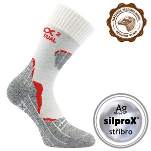 VOXX® ponožky Dualix bílá 1 pár 35-38 108997
