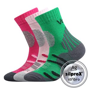 VOXX® ponožky Horalik mix A - holka 3 pár 20-24 109881
