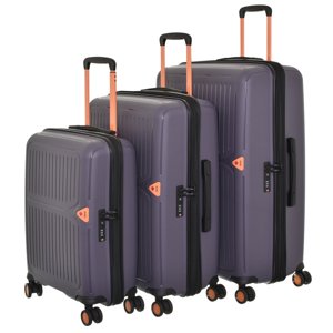 Cestovní kufry set 3ks Dielle S,M,L 140-23 antracitová 232 L