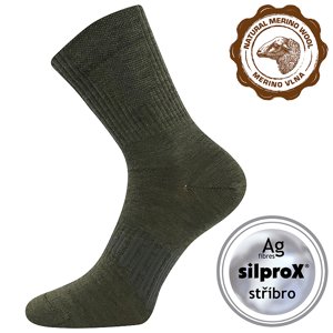 VOXX ponožky Powrix khaki 1 pár 43-46 119322