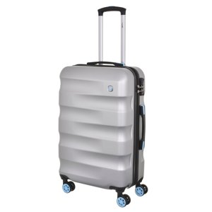 Cestovní kufr Dielle Wave 4W M 150-60-13 stříbrná 54 L