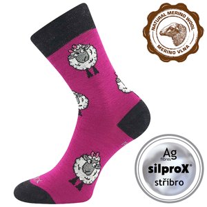 VOXX ponožky Vlněnka fuxia 1 pár 35-38 119474