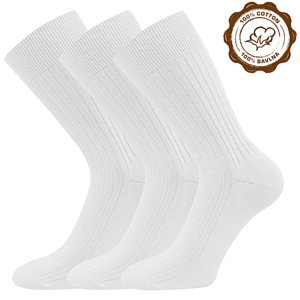 LONKA ponožky Zebran bílá 3 pár 41-42 119480
