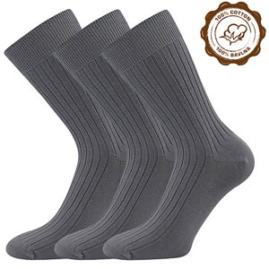 LONKA ponožky Zebran šedá 3 pár 41-42 119483