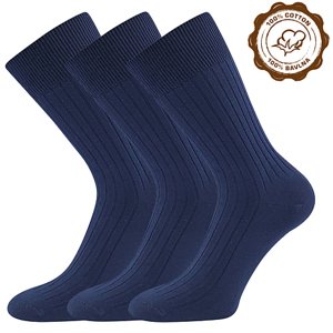 LONKA ponožky Zebran tm.modrá 3 pár 46-48 119499