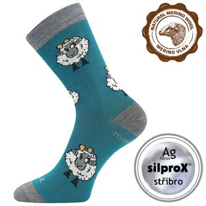 VOXX® ponožky Vlněnka dětská modro-zelená 1 pár 25-29 120037