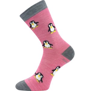 VOXX® ponožky Penguinik růžová 1 pár 30-34 120121