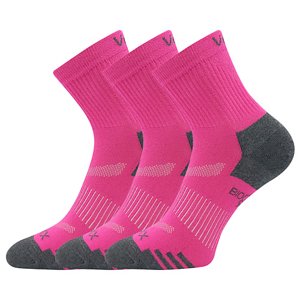 VOXX® ponožky Boaz magenta 3 pár 35-38 120133
