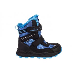 Medico ME-53503-1 Dětské kotníkové boty černo / modré 28