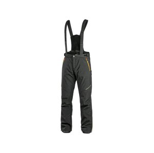 CXS TRENTON Pánské zimní softshellové kalhoty černo / žluté 46 142000381646