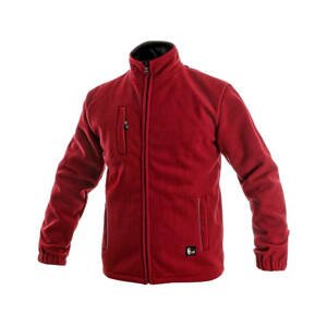 CXS OTAWA Pánská fleecová bunda červená S 124000125092