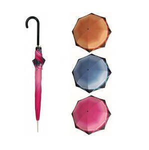 Dámský deštník Doppler Lang Carbonsteel CROSS OVER růžová 714765CO03