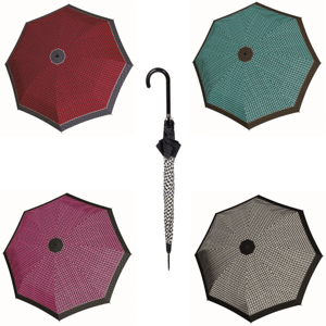 Dámský deštník Doppler Lang SPARKLING růžová 740865SP03