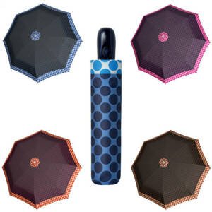 Dámský deštník Derby Mini AC POLKA vzor 3 720265PA03