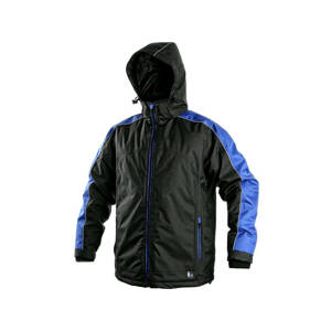 CXS BRIGHTON Pánská bunda zimní - černo/modrá S 121007880692